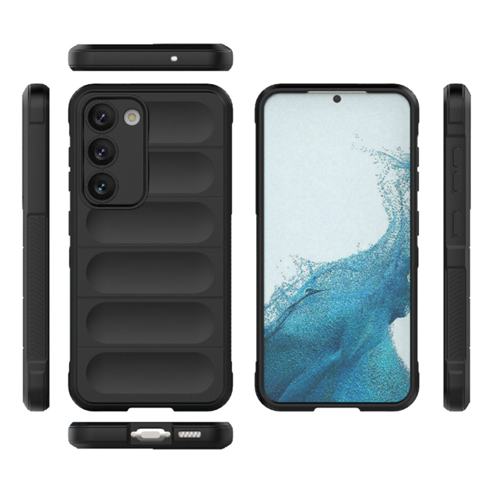 Hülle für Samsung Galaxy S23 S911, Techsuit, Magic Shield, Schwarz