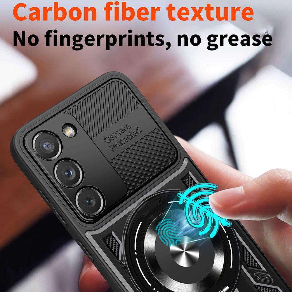 Hoes voor Samsung Galaxy S23 S911, Techsuit, RuggedCam, Blauw