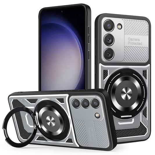 Hoes voor Samsung Galaxy S23 S911, Techsuit, RuggedCam, Grijs