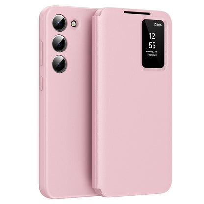 Coque pour Samsung Galaxy S23 S911, Techsuit, SmartView, Rose