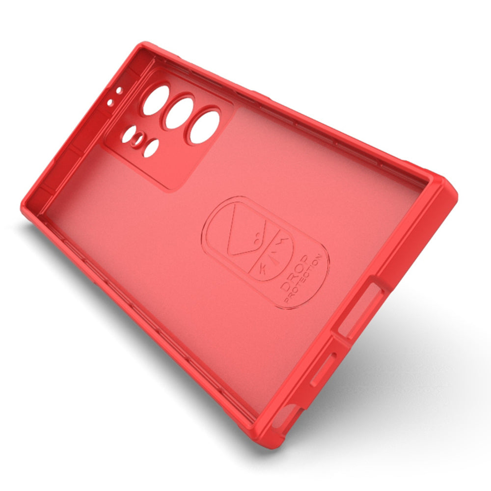 Hülle für Samsung Galaxy S23 Ultra S918, Techsuit, Magic Shield, Rot
