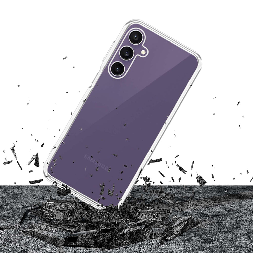 Coque pour Samsung Galaxy S24 FE S721, 3MK, Clear, Transparente