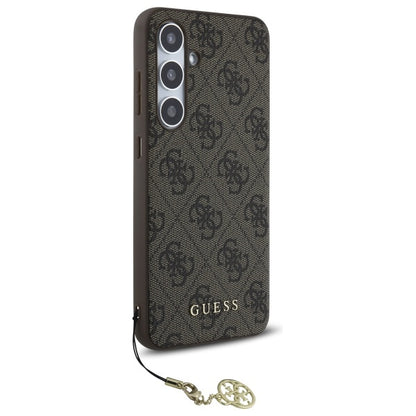 Hülle für Samsung Galaxy S24 FE S721, Guess, 4G Charm, Braun