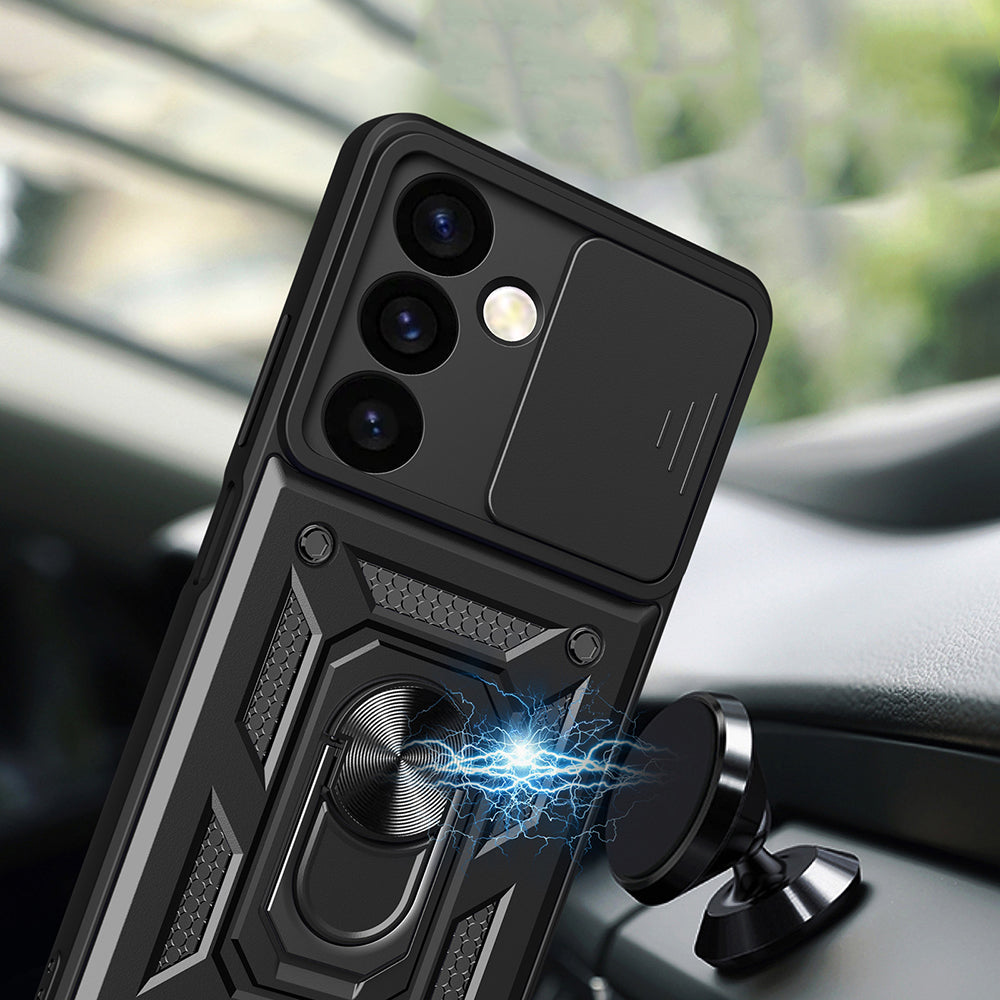 Hülle für Samsung Galaxy S24 FE S721, Techsuit, CamShield, Blau