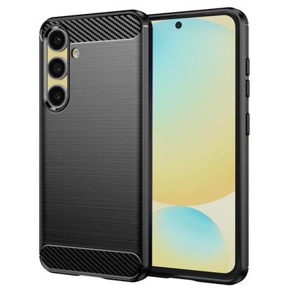 Coque pour Samsung Galaxy S24 FE S721, Techsuit, Carbone, Noire