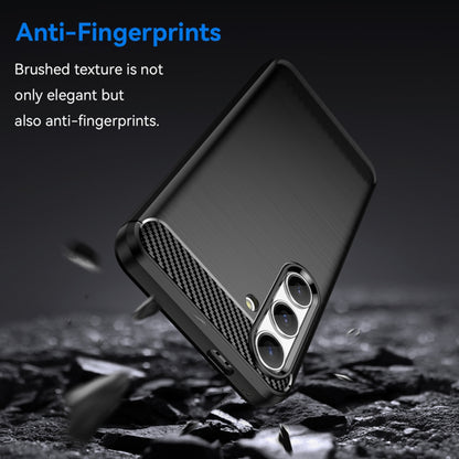 Coque pour Samsung Galaxy S24 FE S721, Techsuit, Carbone, Noire