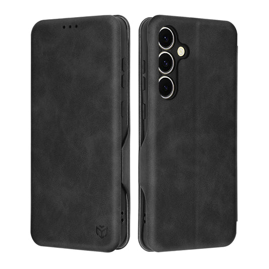 Hoes voor Samsung Galaxy S24 FE S721, Techsuit, Safe Wallet Plus, Zwart