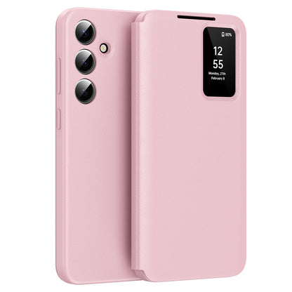 Hülle für Samsung Galaxy S24 FE S721, Techsuit, SmartView, Rosa