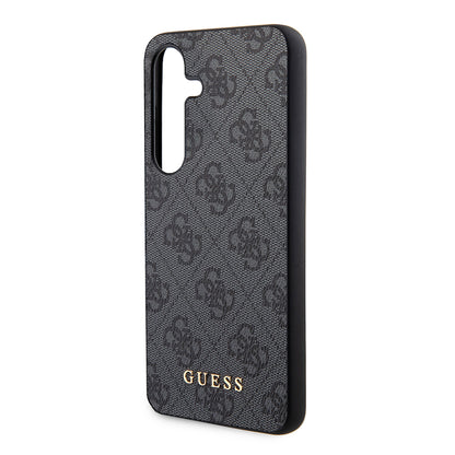 Étui pour Samsung Galaxy S24+ S926, Guess, Logo Or Métal 4G, Noir