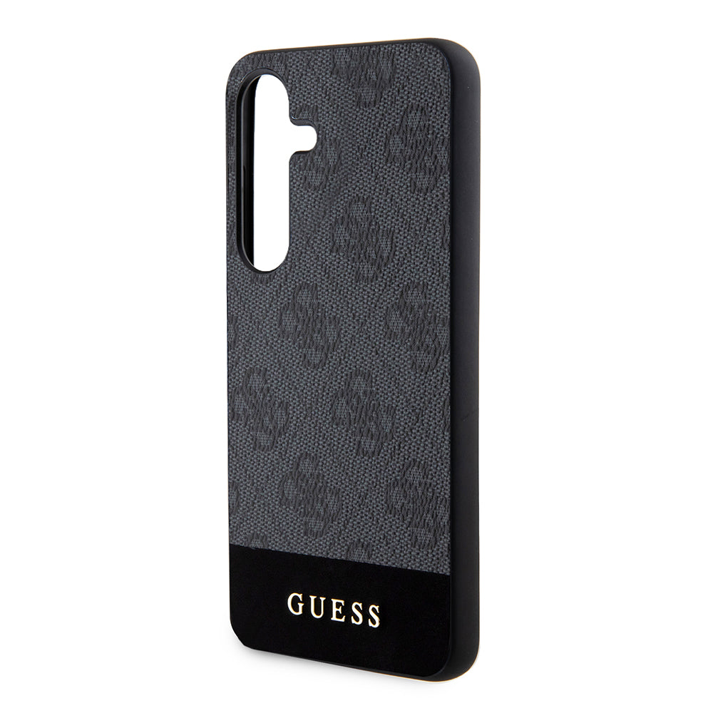 Hoes voor Samsung Galaxy S24+ S926, Guess, 4G Stripe, Zwart