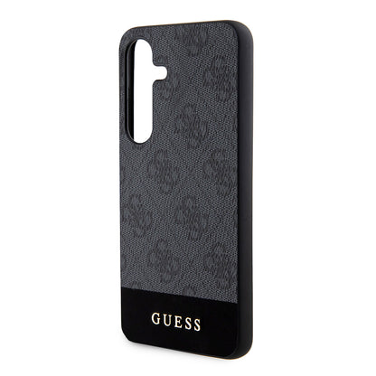 Hoes voor Samsung Galaxy S24+ S926, Guess, 4G Stripe, Zwart