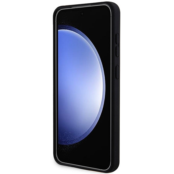 Étui pour Samsung Galaxy S24+ S926, Karl Lagerfeld, Silicone Ikonik NFT, Noir