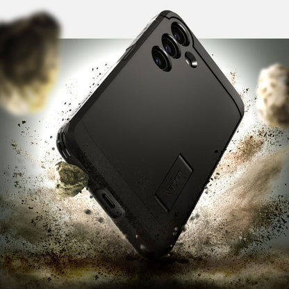Hülle für Samsung Galaxy S24+ S926, Spigen, Tough Armor, Schwarz ACS07332