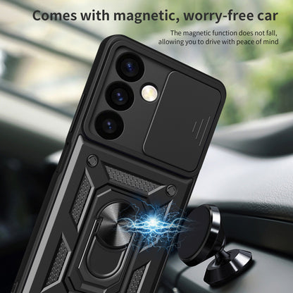 Coque pour Samsung Galaxy S24+ S926, Techsuit, CamShield, Noire