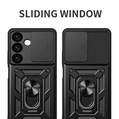Coque pour Samsung Galaxy S24+ S926, Techsuit, CamShield, Noire