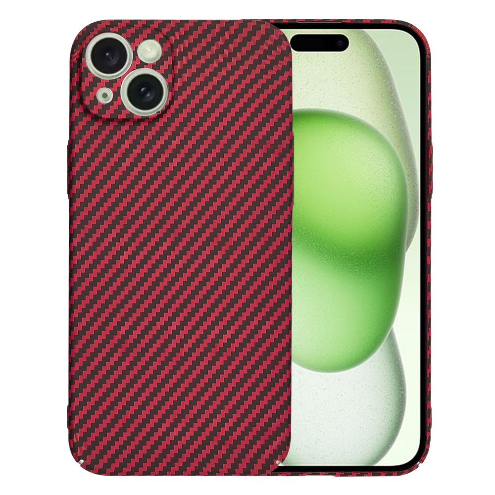 Hülle für Samsung Galaxy S24+ S926, Techsuit, Carbonite FiberShell, Rot