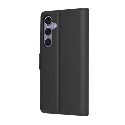 Coque pour Samsung Galaxy S24+ S926, Techsuit, Leather Folio, Noire