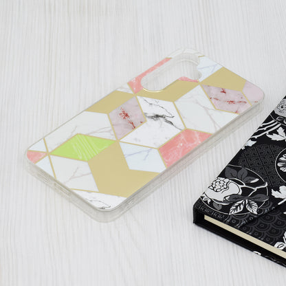 Coque pour Samsung Galaxy S24+ S926, Techsuit, Marble, Violet