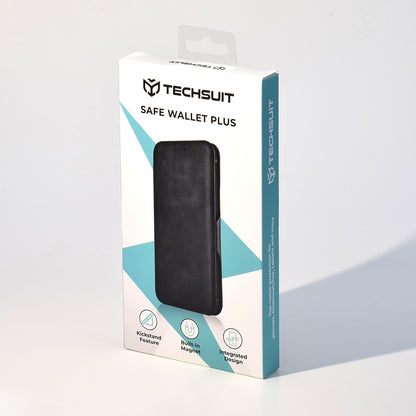 Étui pour Samsung Galaxy S24+ S926, Techsuit, Safe Wallet Plus, Noir
