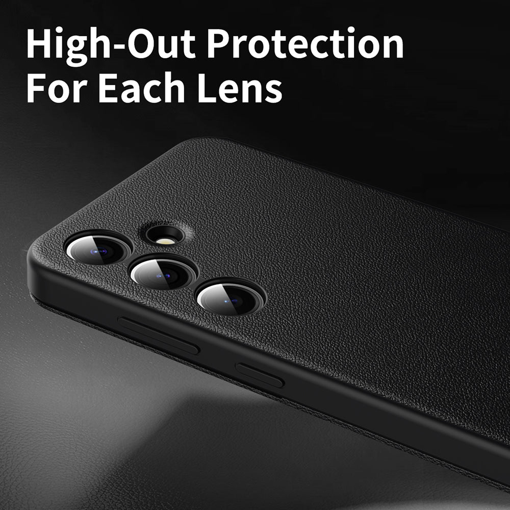 Hoes voor Samsung Galaxy S24+ S926, Techsuit, SmartView, Zwart