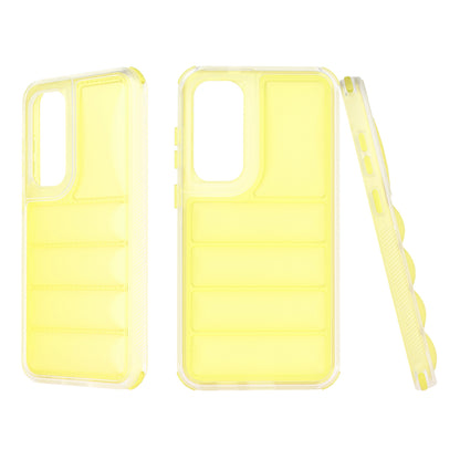 Coque pour Samsung Galaxy S24+ S926, Techsuit, Wave Shield, Jaune