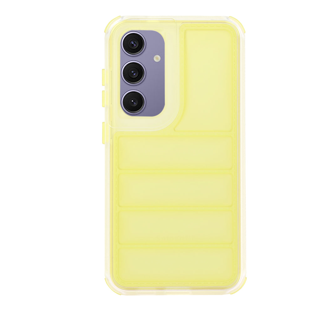 Coque pour Samsung Galaxy S24+ S926, Techsuit, Wave Shield, Jaune