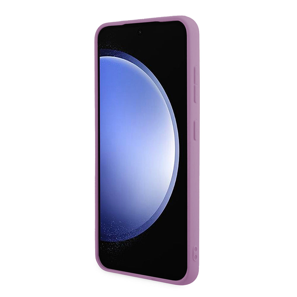 Case for Samsung Galaxy S24 S921, Guess, Glitter Script, Purple