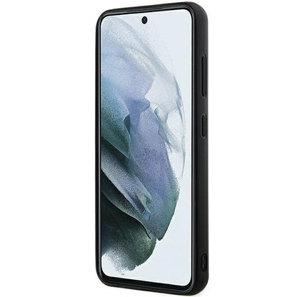 Hülle für Samsung Galaxy S24 S921, Karl Lagerfeld, 3D Rubber Glitter Logo, Schwarz