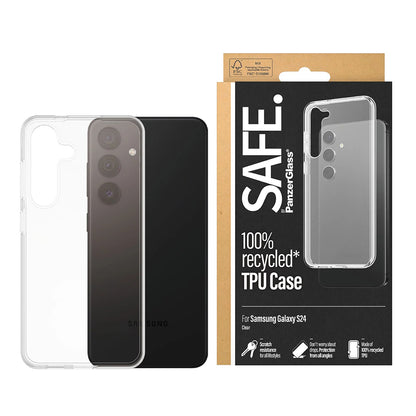 Hoes voor Samsung Galaxy S24 S921, PanzerGlass, Safe., Transparant
