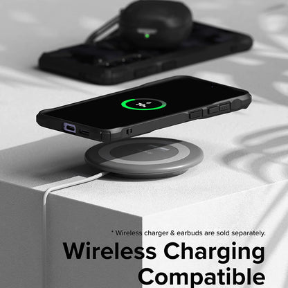 Étui pour Samsung Galaxy S24 S921, Ringke, Fusion X, Noir