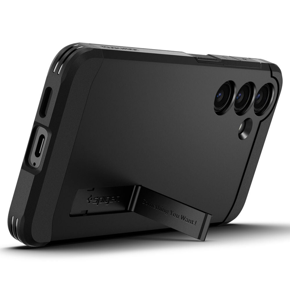 Coque pour Samsung Galaxy S24 S921, Spigen, Tough Armor, Noire ACS07355