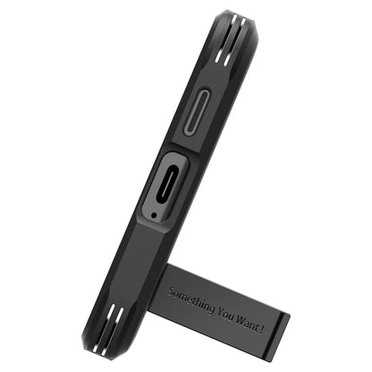 Coque pour Samsung Galaxy S24 S921, Spigen, Tough Armor, Noire ACS07355