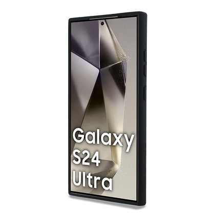 Housse pour Samsung Galaxy S24 Ultra S928, Karl Lagerfeld, Silicone Karl & Choupette, Noire