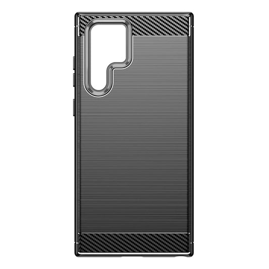 Hoes voor Samsung Galaxy S24 Ultra S928, Techsuit, Carbon, Zwart