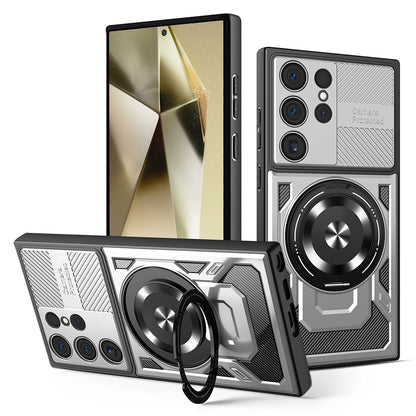 Hülle für Samsung Galaxy S24 Ultra S928, Techsuit, RuggedCam, Grau