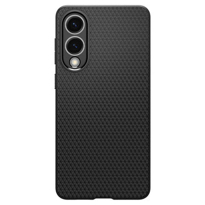 Hülle für Samsung Galaxy S25 Edge S937, Spigen, Liquid Air, Mattschwarz ACS09420