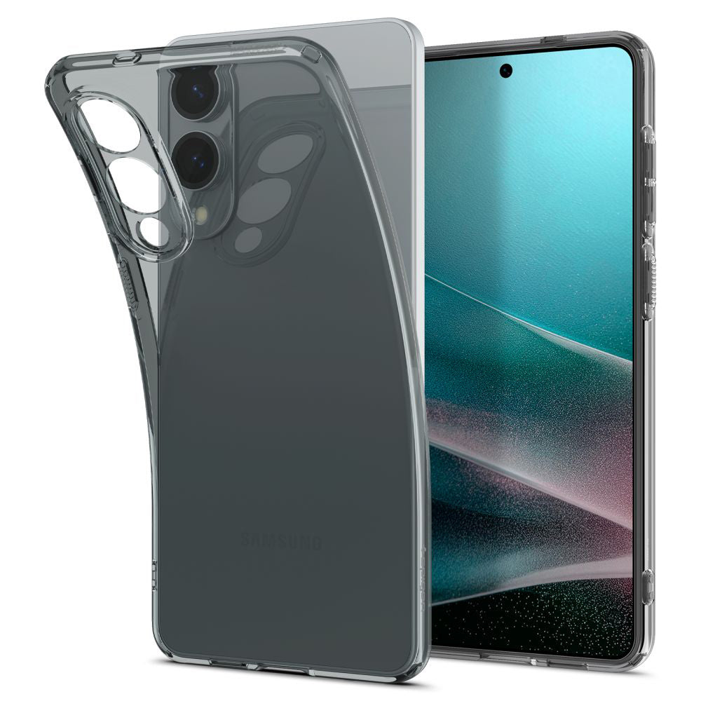 Hülle für Samsung Galaxy S25 Edge S937, Spigen, Liquid Crystal, Rauchgrau ACS09426
