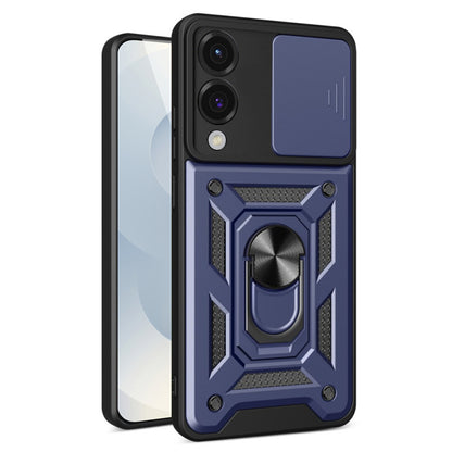 Hoes voor Samsung Galaxy S25 Edge S937, Techsuit, CamShield, Blauw