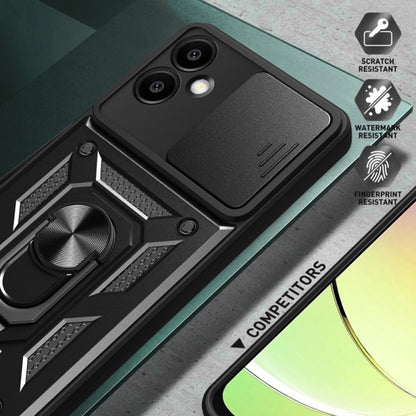 Hoes voor Samsung Galaxy S25 Edge S937, Techsuit, CamShield, Blauw
