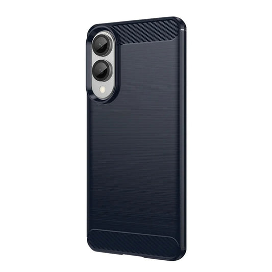 Hoes voor Samsung Galaxy S25 Edge S937, Techsuit, Carbon, Blauw