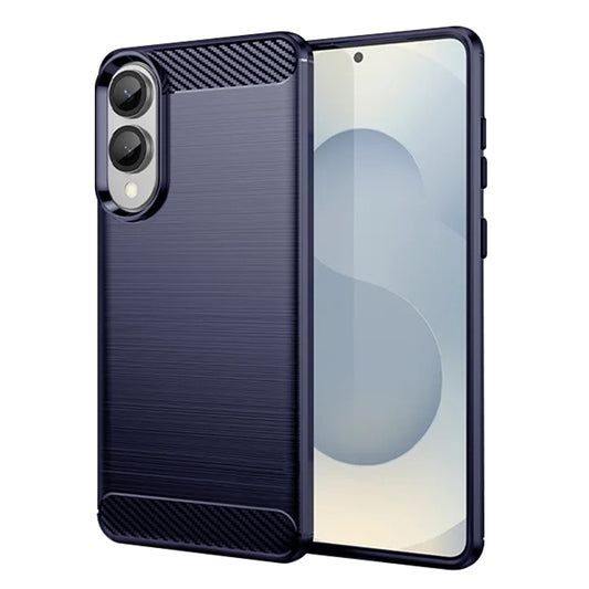 Hoes voor Samsung Galaxy S25 Edge S937, Techsuit, Carbon, Blauw