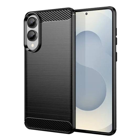 Hoes voor Samsung Galaxy S25 Edge S937, Techsuit, Carbon, Zwart