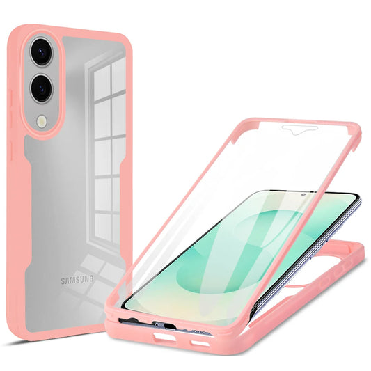 Hülle für Samsung Galaxy S25 Edge S937, Techsuit, ColorVerse 360, Rosa