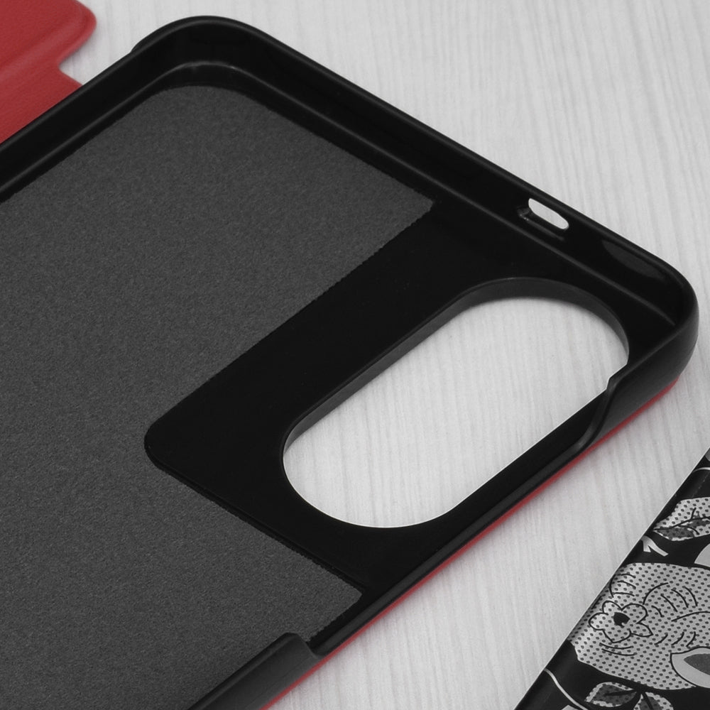 Coque pour Samsung Galaxy S25 Edge S937, Techsuit, eFold, Rouge