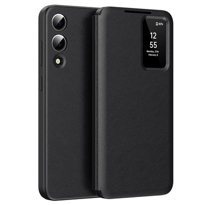 Hülle für Samsung Galaxy S25 Edge S937, Techsuit, SmartView, Schwarz