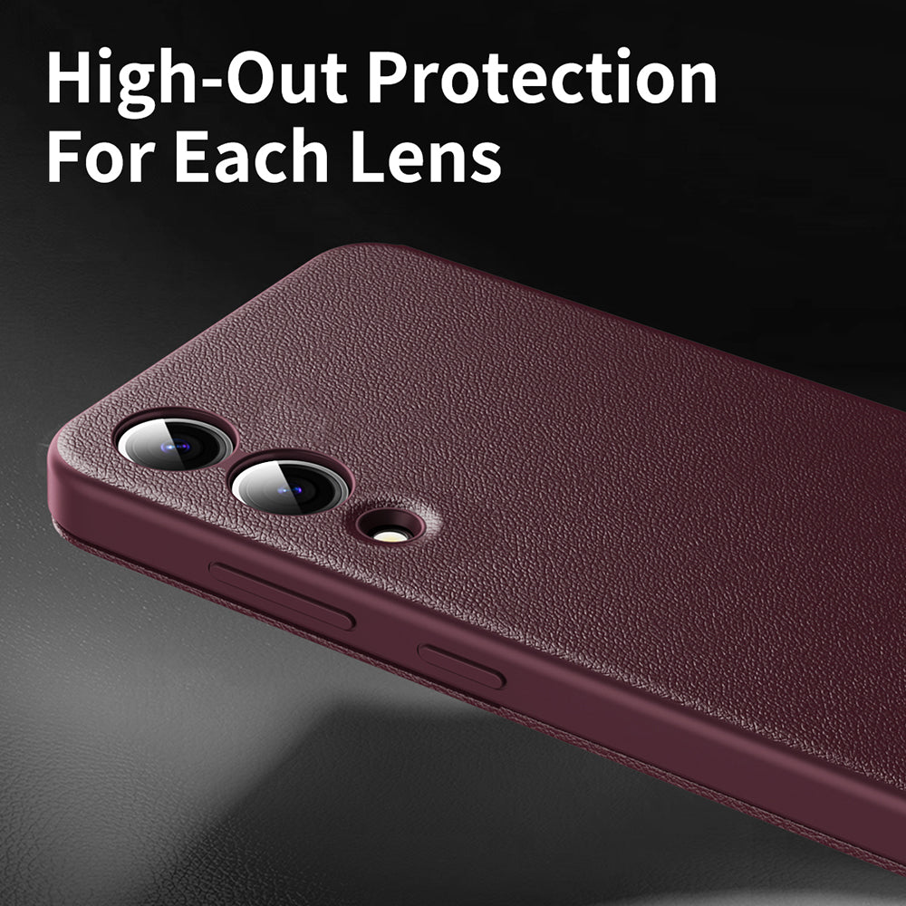 Hoes voor Samsung Galaxy S25 Edge S937, Techsuit, SmartView, Rood