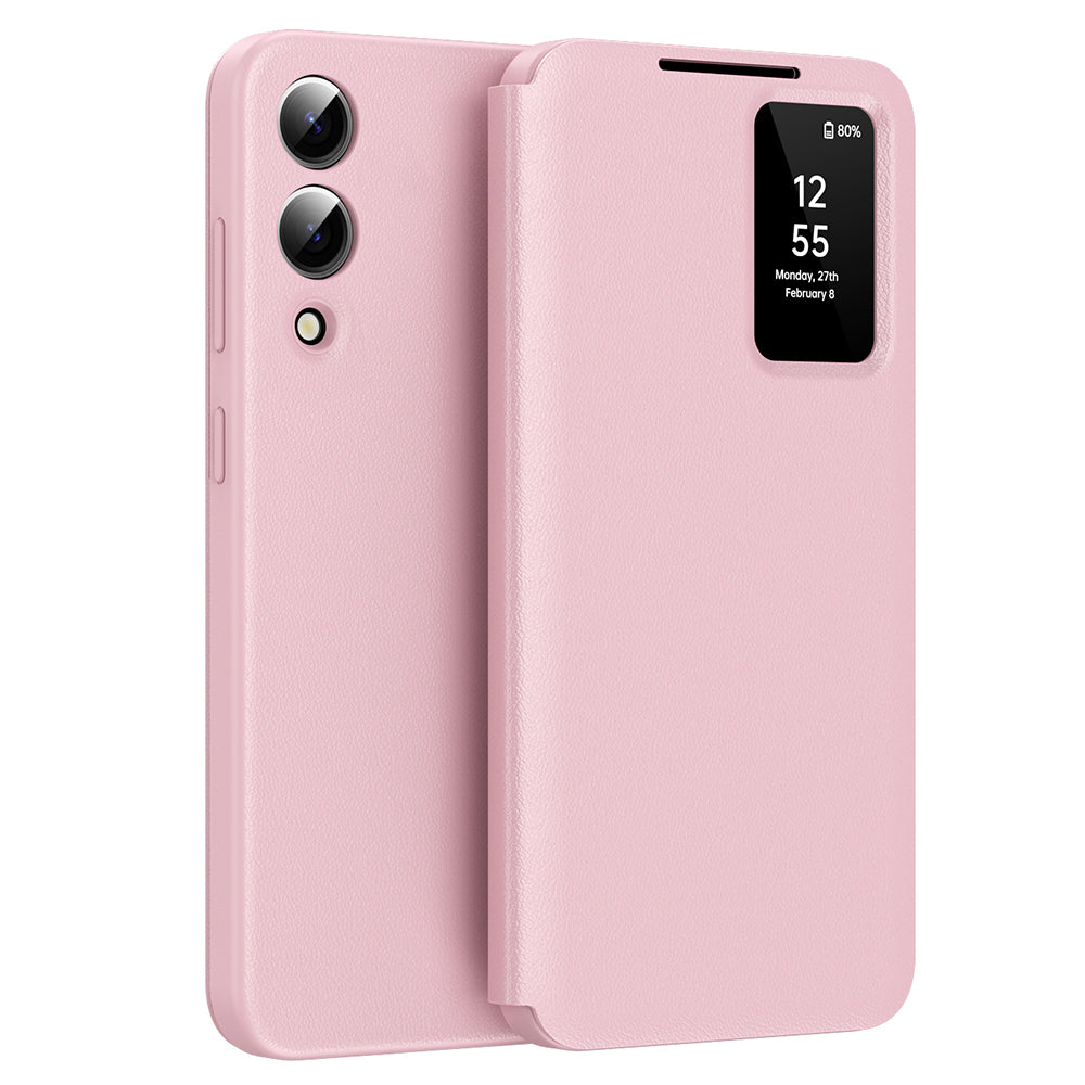 Hülle für Samsung Galaxy S25 Edge S937, Techsuit, SmartView, Rosa