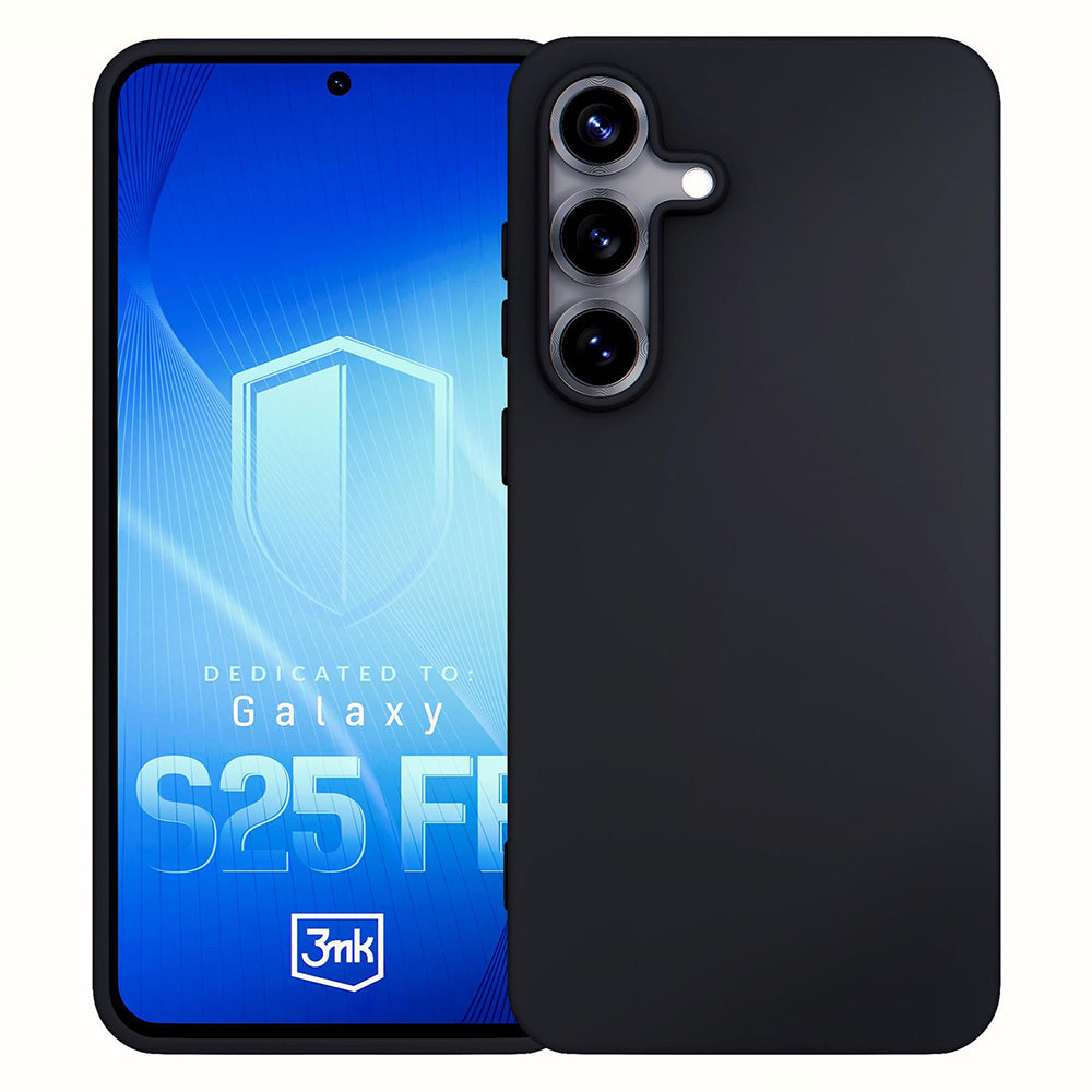 Hülle für Samsung Galaxy S25 FE, 3MK, Matt Schwarz