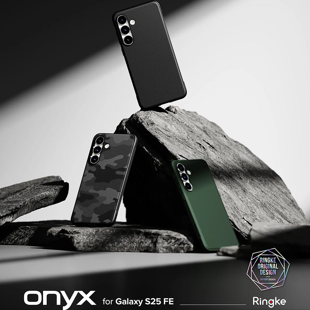 Hoes voor Samsung Galaxy S25 FE, Ringke, Onyx, Zwart
