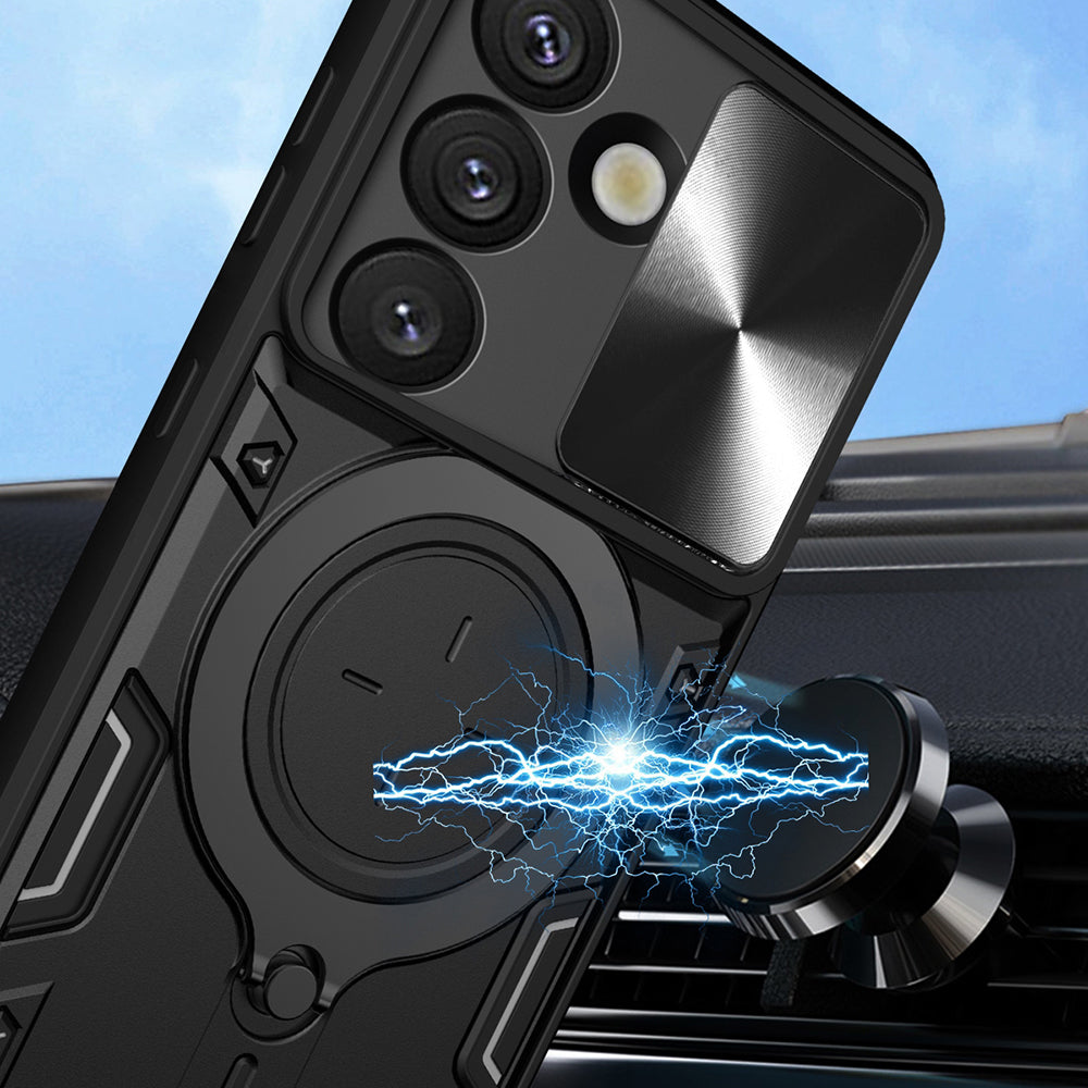 Étui pour Samsung Galaxy S25 FE, Techsuit, CamGuard Pro, Bleu